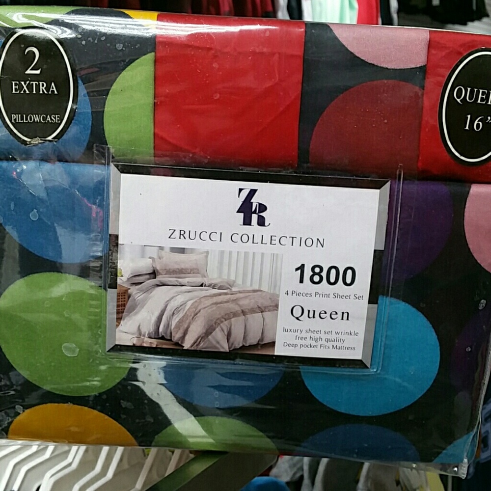 Zrucci Collection Sheet  Queen with 2 extra pillow